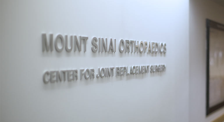 Mount Sinai Orthopedics Center for Joint Replacement Surgery